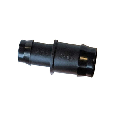 19mm to 25mm barbed connector for water butt tubing and pipe