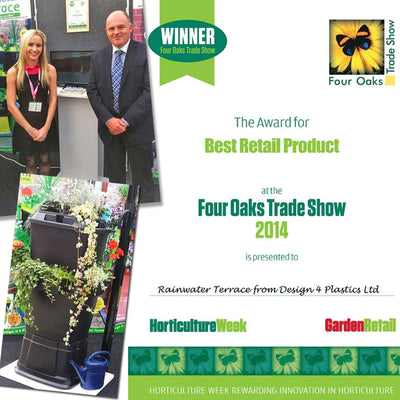 Rainwater Terrace wins Best Retail Product at the Four Oaks Trade Show 2014