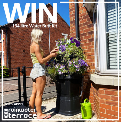 🌧️💧 Win a Rainwater Terrace Water Butt! 💧🌧️