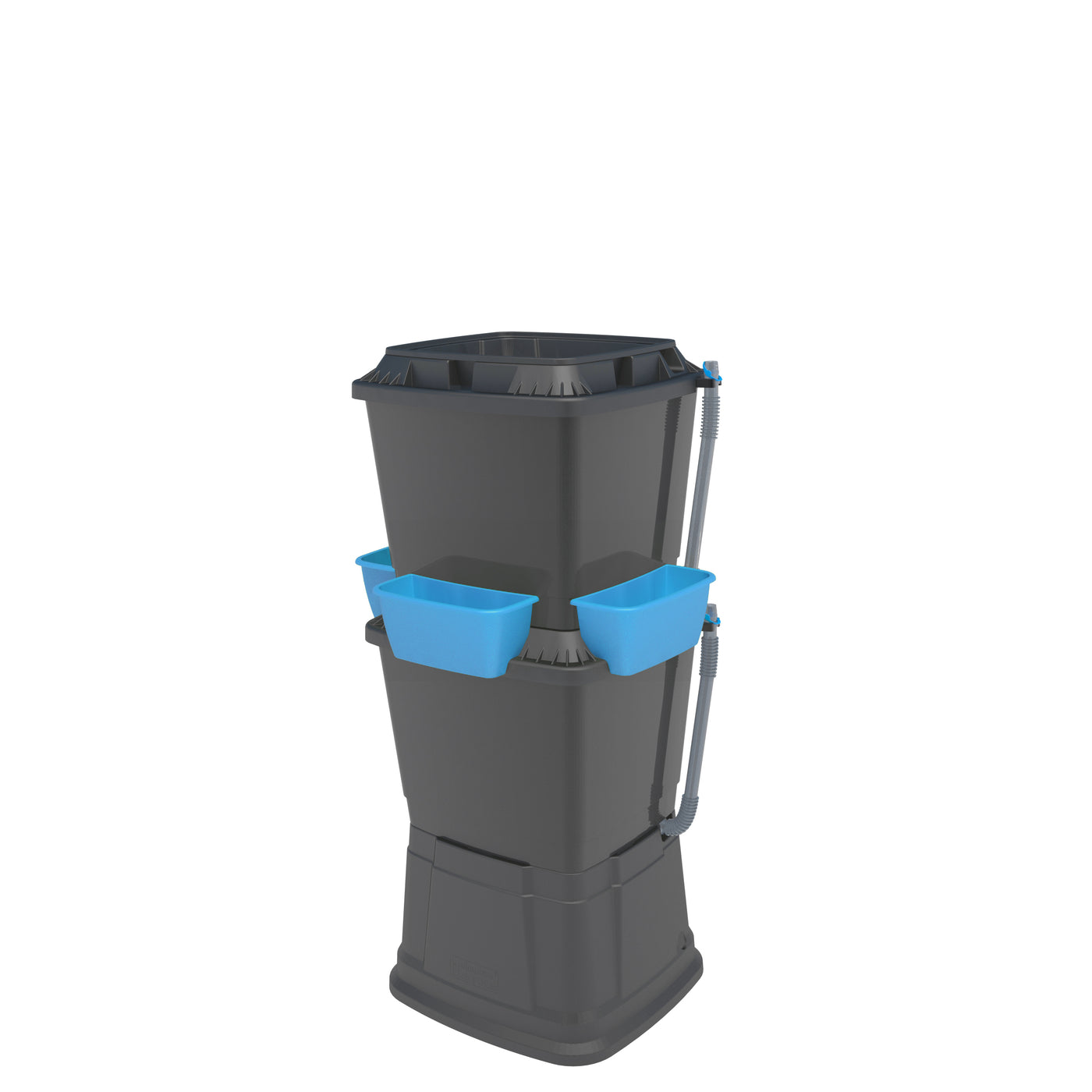 2 Tier 134 Litre Water Butt With Planters