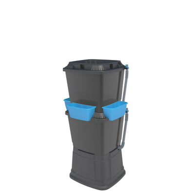 2 Tier 134 Litre Water Butt With Planters
