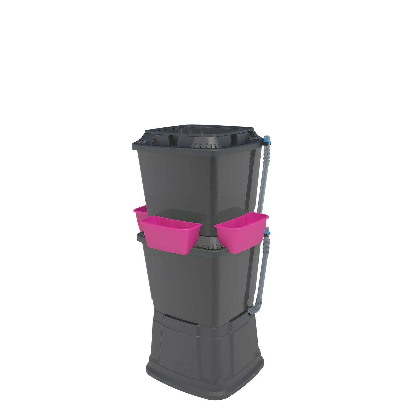 2 Tier 134 Litre Water Butt With Planters