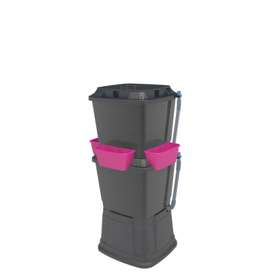2 Tier 134 Litre Water Butt With Planters