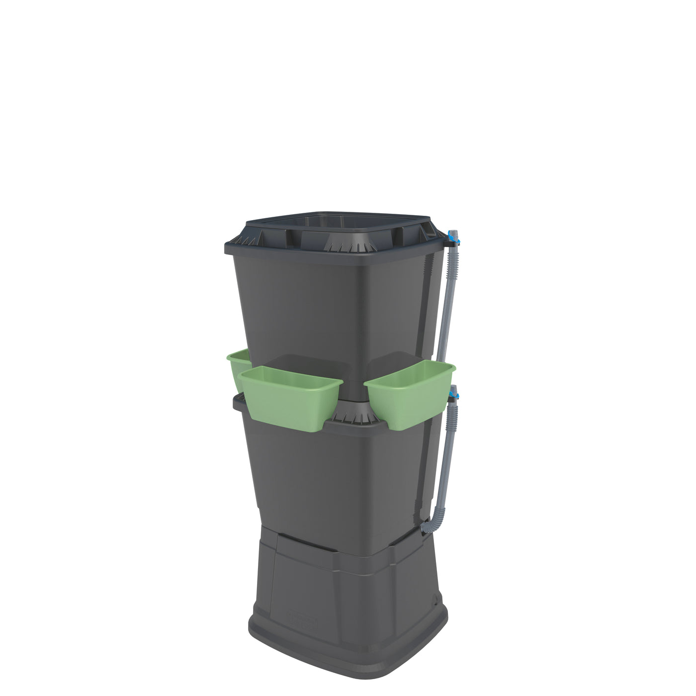 2 Tier 134 Litre Water Butt With Planters