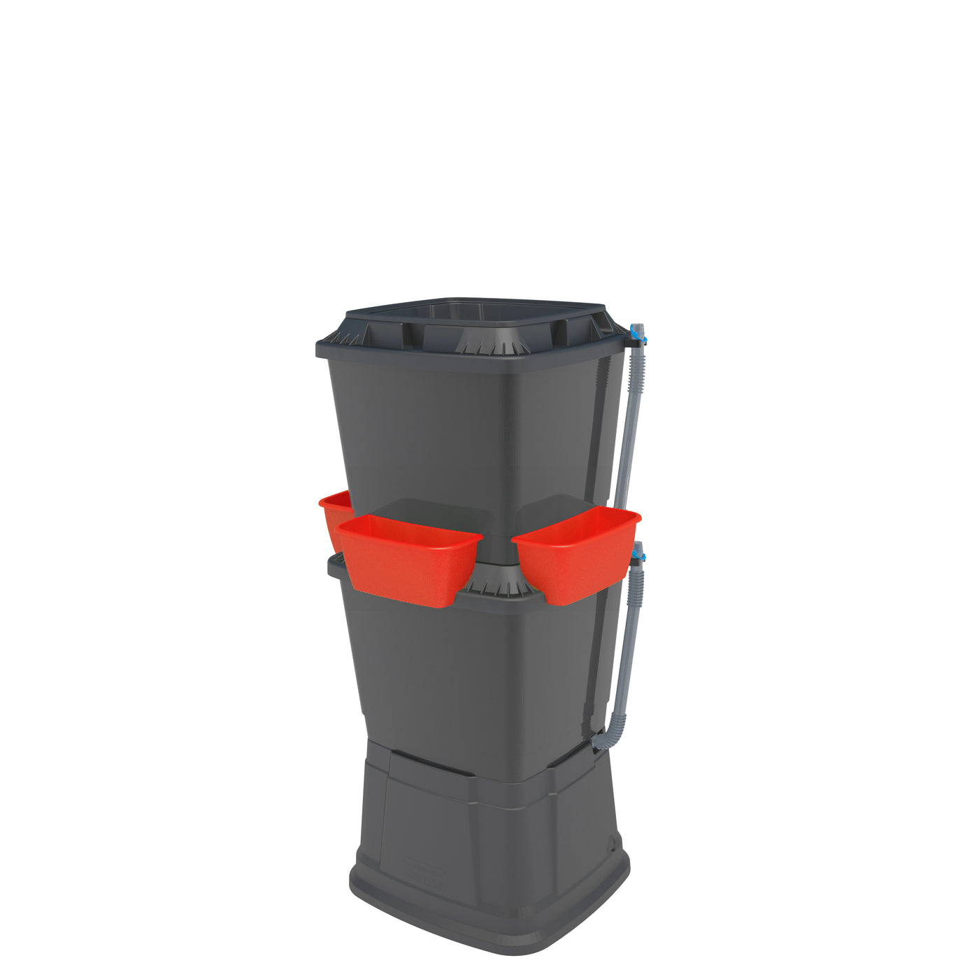 2 Tier 134 Litre Water Butt With Planters