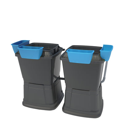 1 Tier Double 134 Litre Water Butt With Planters