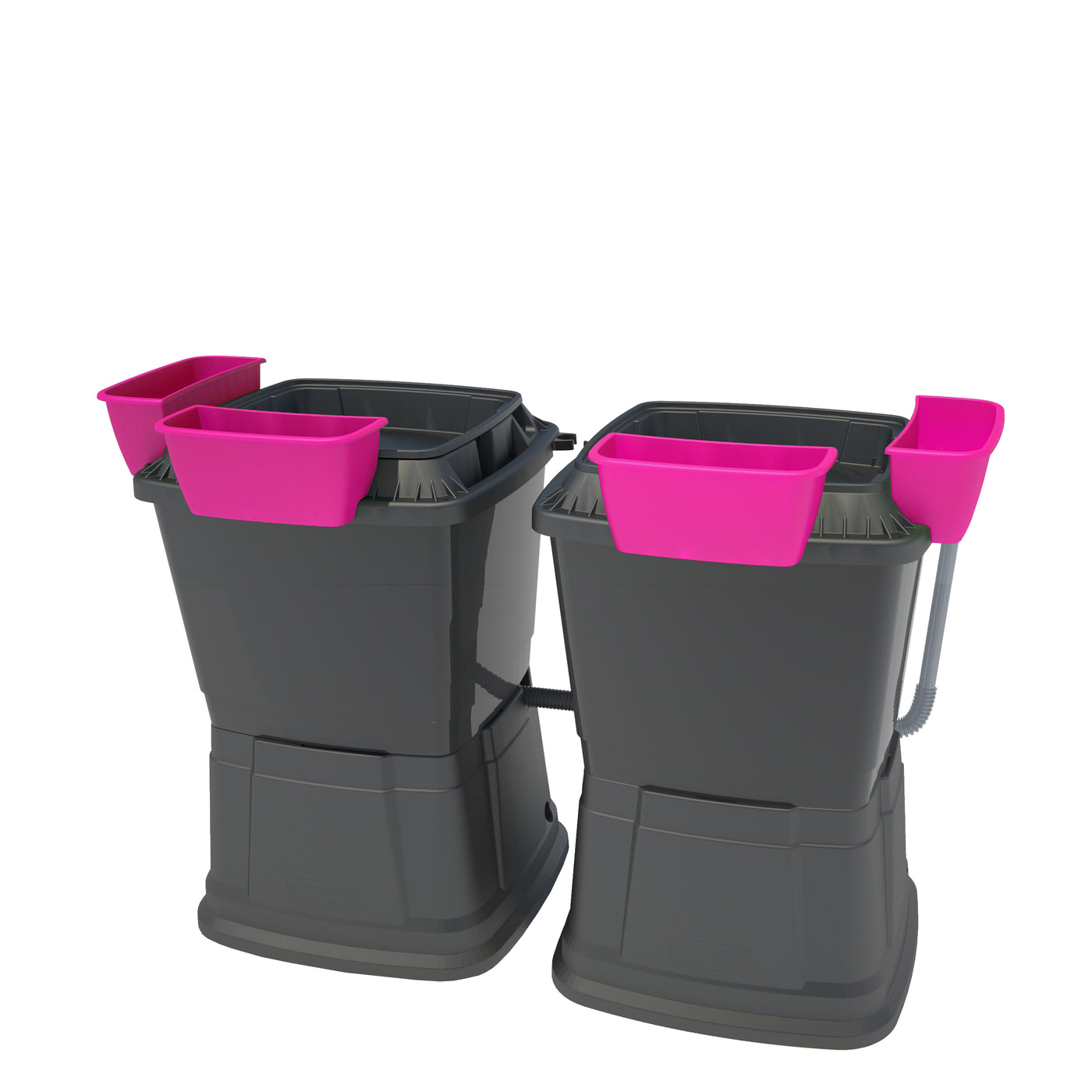 1 Tier Double 134 Litre Water Butt With Planters
