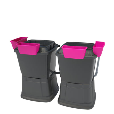 1 Tier Double 134 Litre Water Butt With Planters