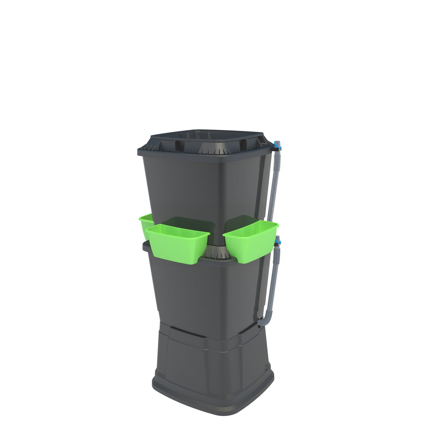 2 Tier 134 Litre Water Butt With Planters