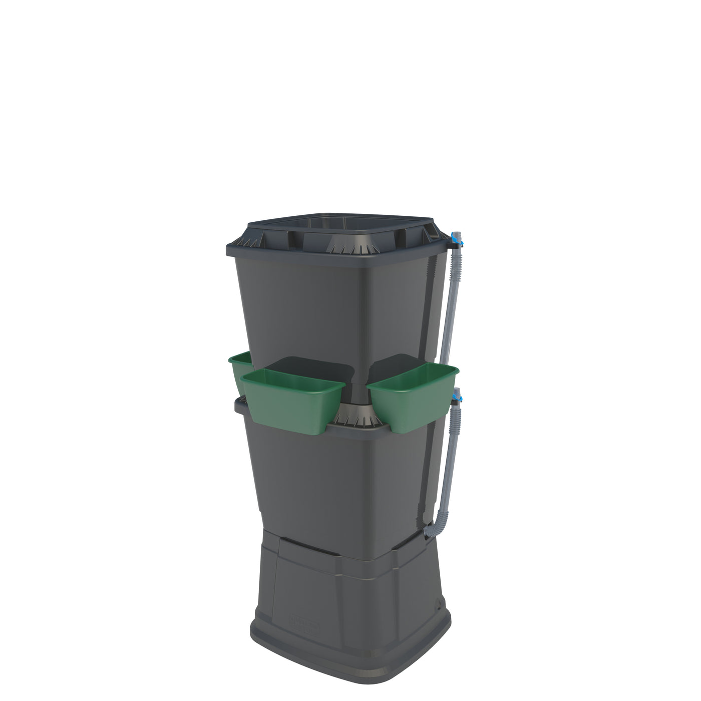 2 Tier 134 Litre Water Butt With Planters