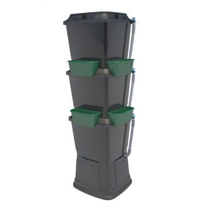 3 Tier 200 Litre Water Butt With Planters