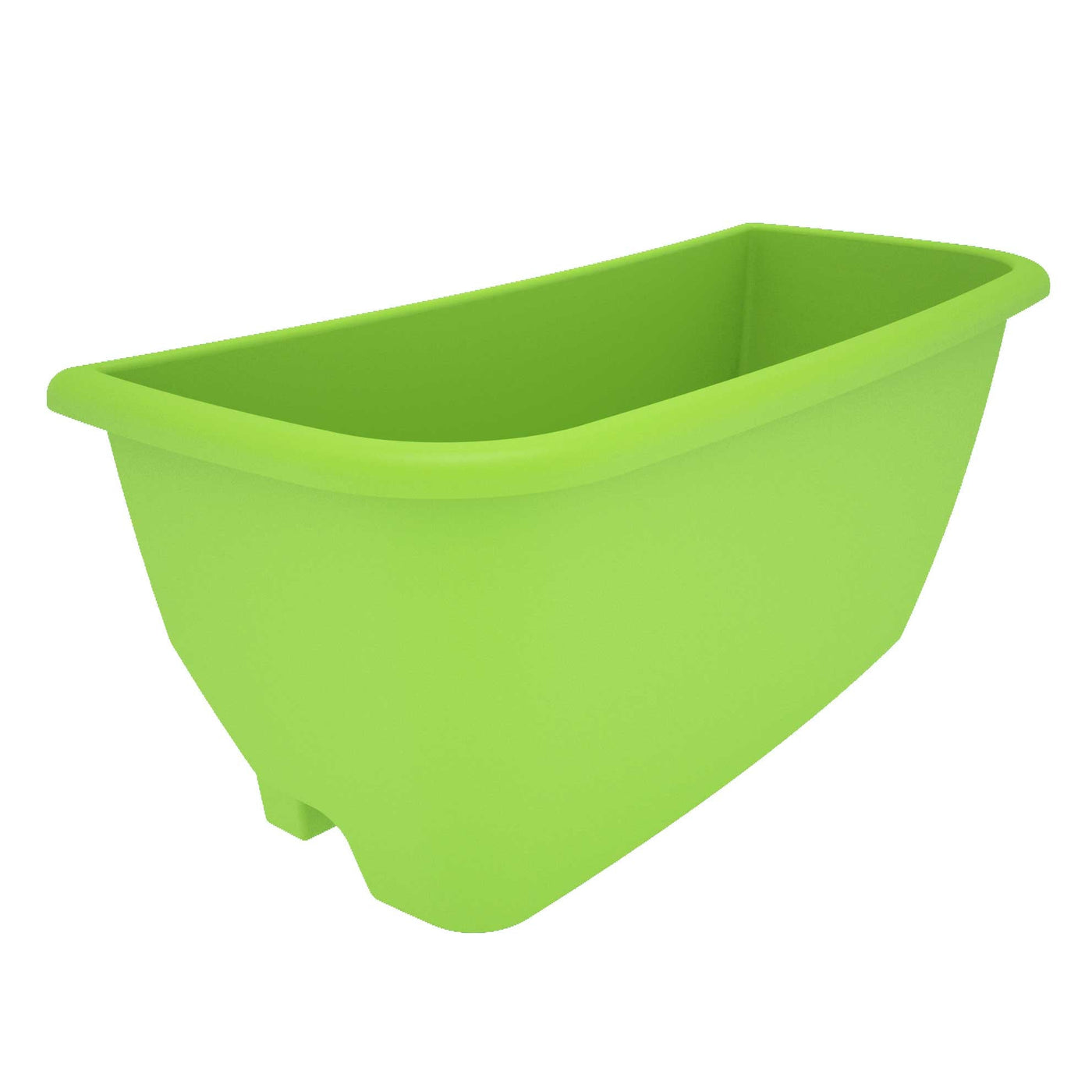 bright lime green water butt planter with capillary mat for Rainwater Terrace water butt - fits all  sizes