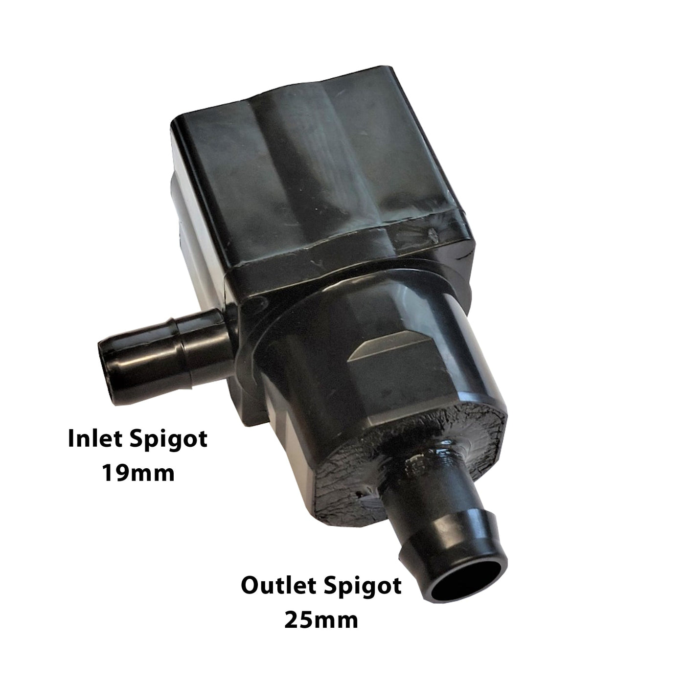 bypass diverter for water butt with short or cut off downpipe that does not go to the ground