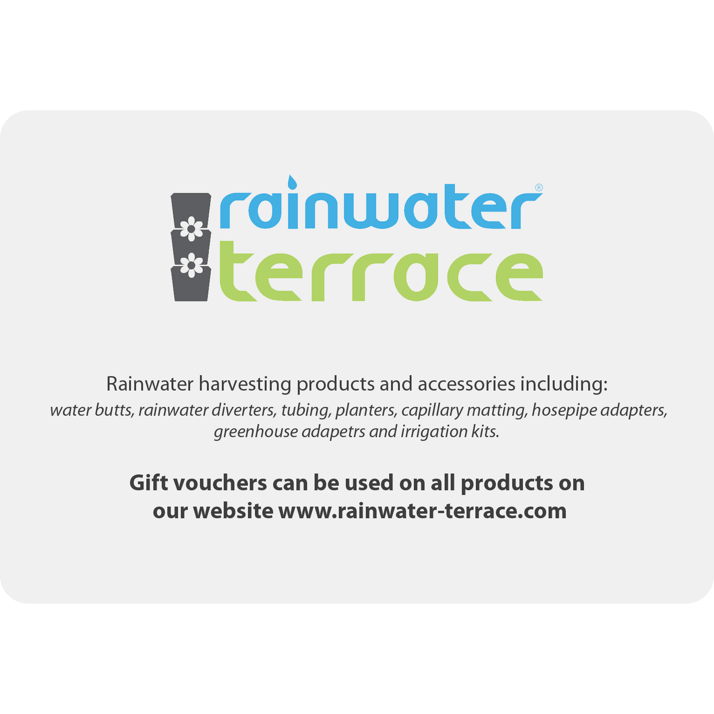 Rainwater Terrace Gift Card